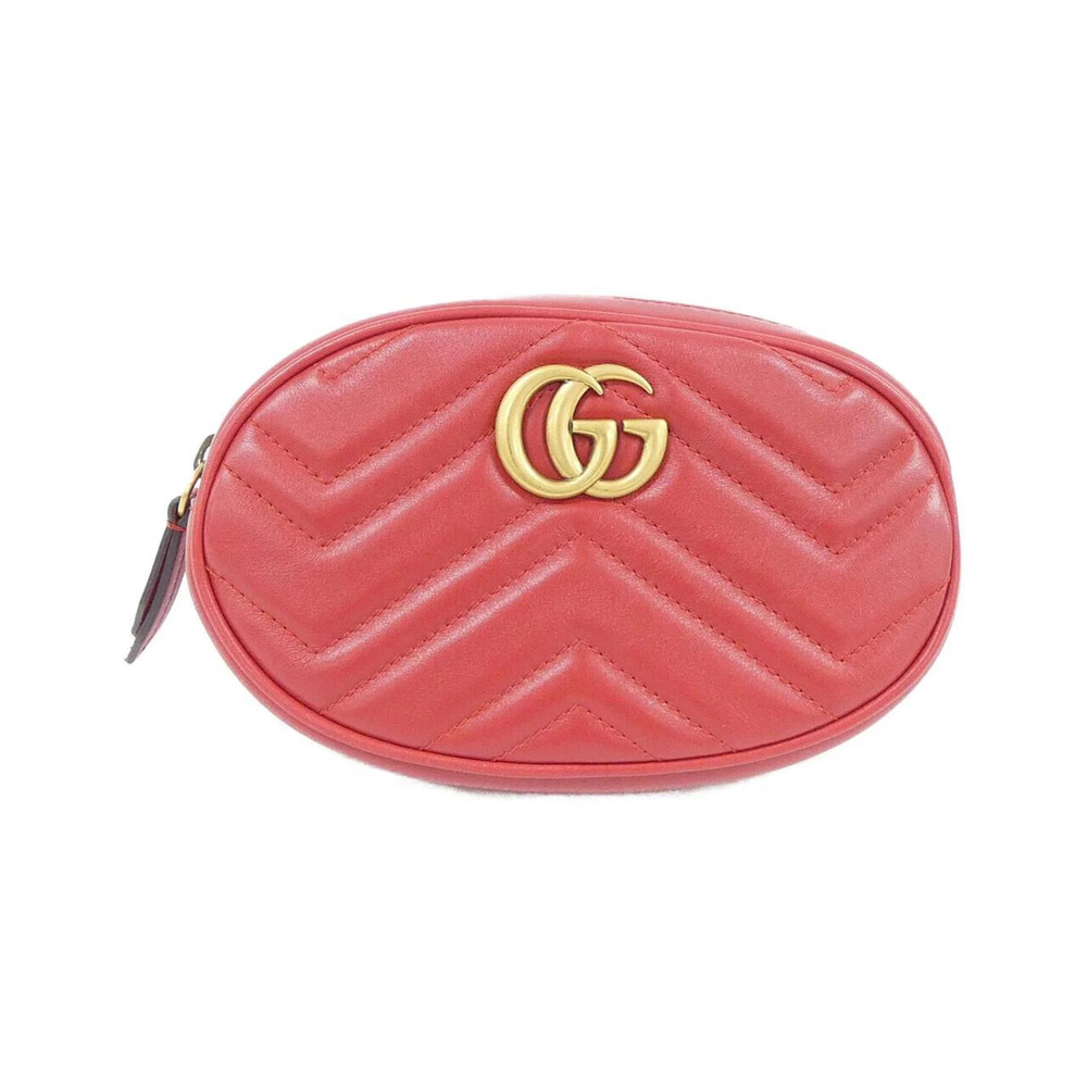 GUCCI Red GG Marmont Fanny Pack